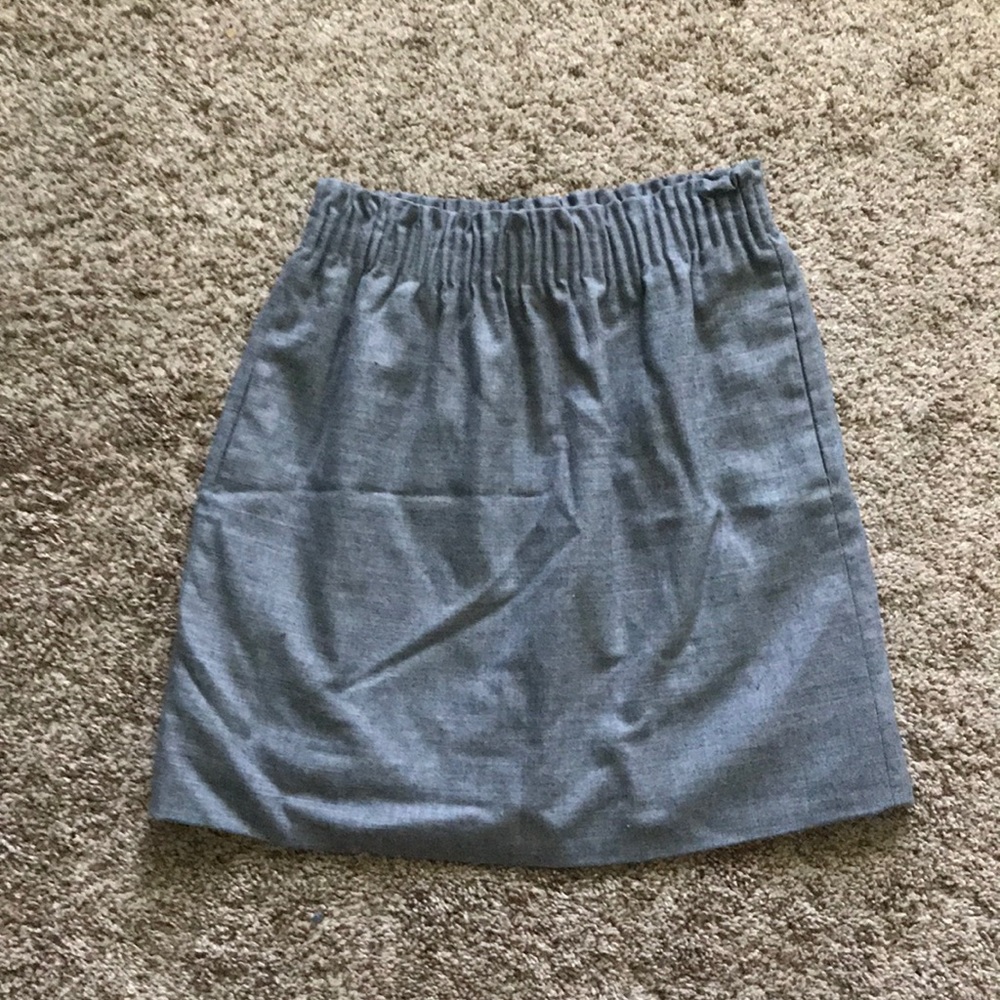 J. Crew gray sidewalk skirt